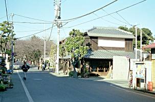 The neighborhood of the Yanaka cemetery 